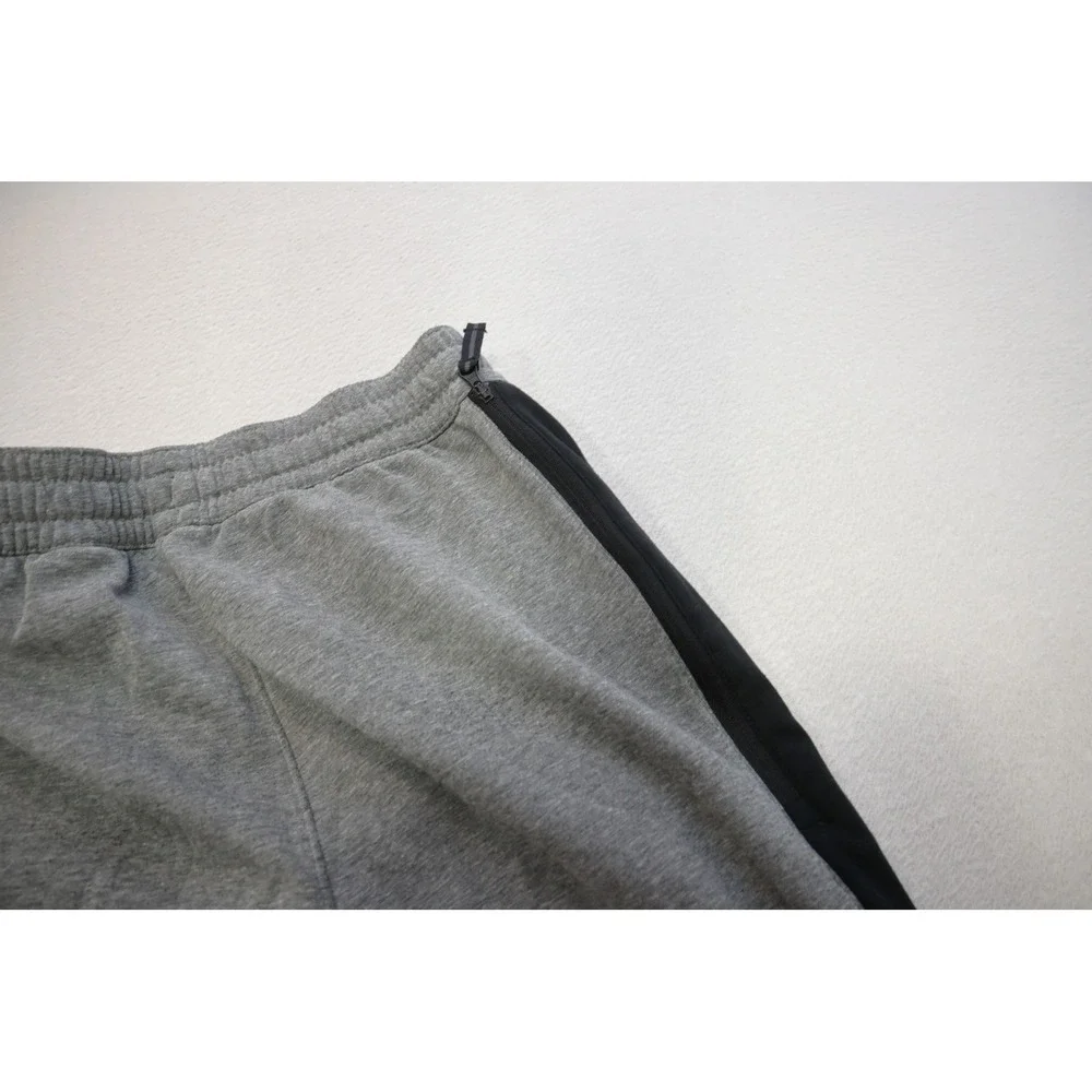 Nike Jogger Sweatpants‎ Mens Medium Therma Fit Gray Black Tapered Athletic EUC